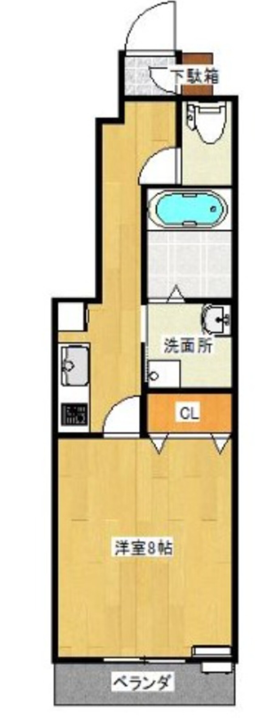 間取図 クレドール加古川