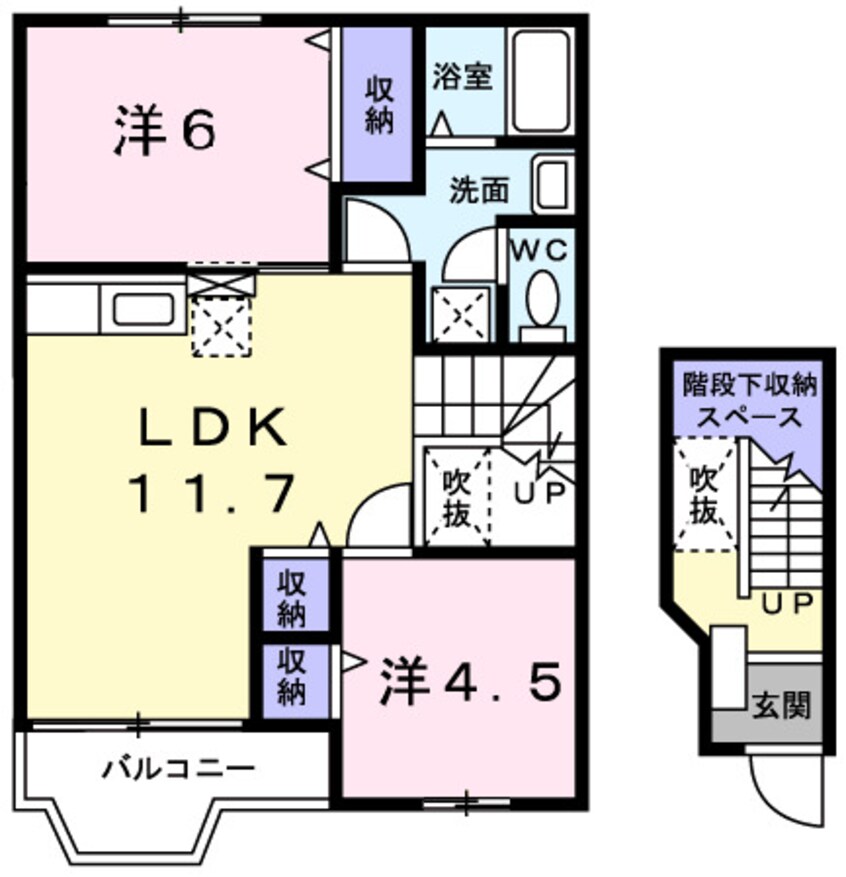 間取図 ソレイユ東山Ⅰ