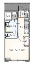 リープラス御着駅前Ⅱの間取図