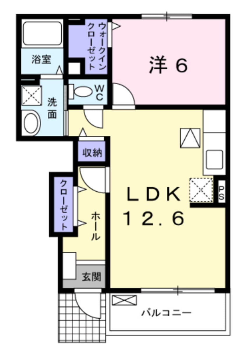 間取図 ラルジュ　フォンテーヌⅢ