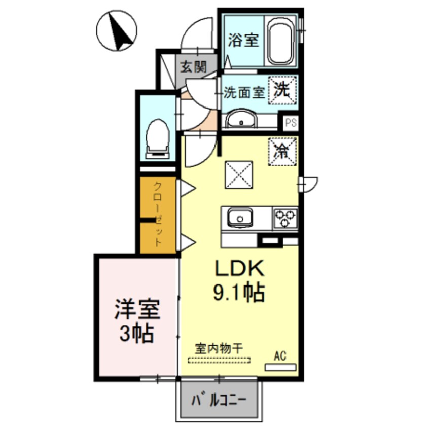 間取図 サンコート山水