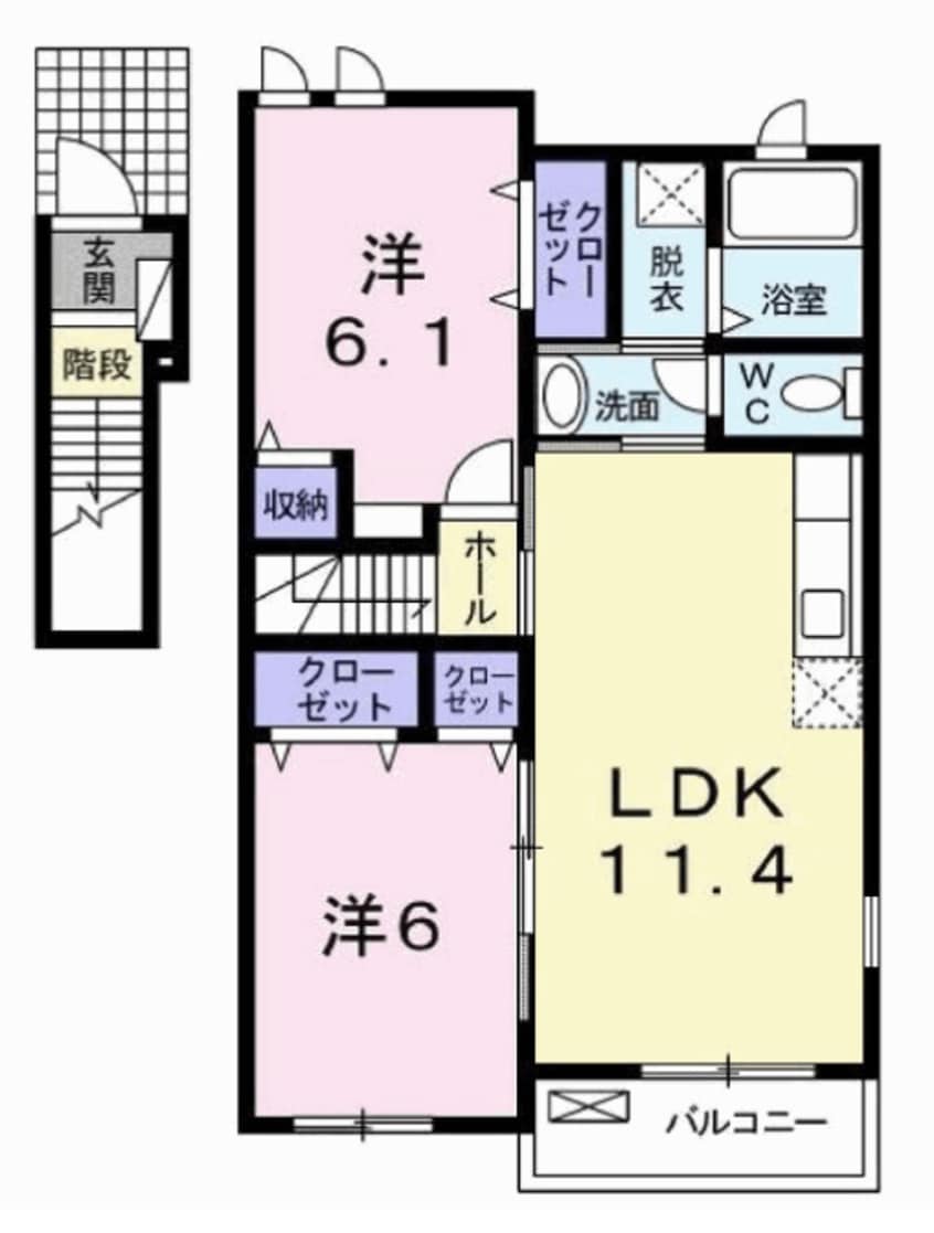 間取図 ジークフリーデンⅡ