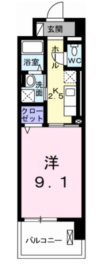 間取図 ポーシェガーデン5