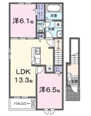 間取り図 サクラ・コート阿成