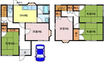 間取図 姫路市的形町的形1723-55戸建