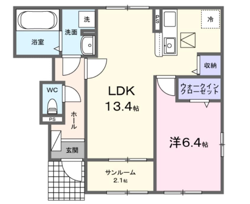 間取図 フローリッシュ・メゾン　中野田