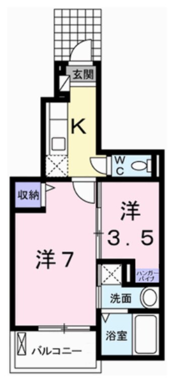 間取図 パジェール・アン