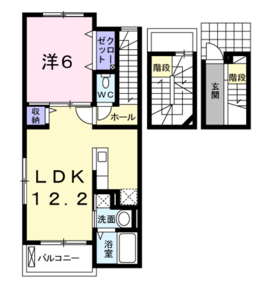 間取図 サンリッチA