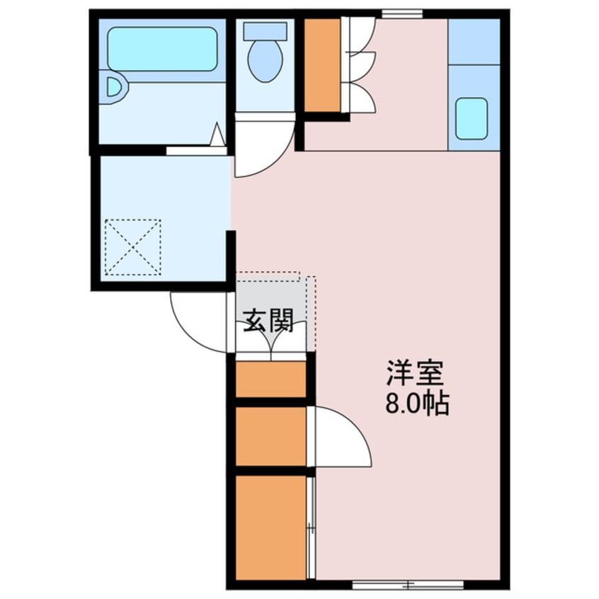 間取図 ドミール六軒
