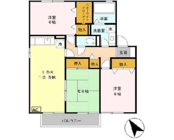 間取図 アーヴェニール憩