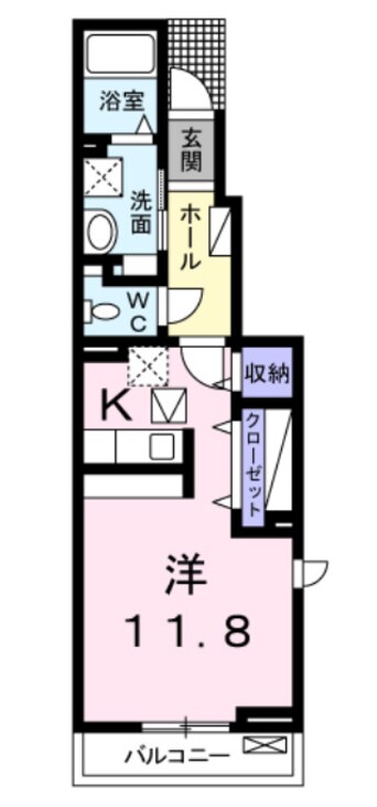 間取図 パティオ中島Ⅱ