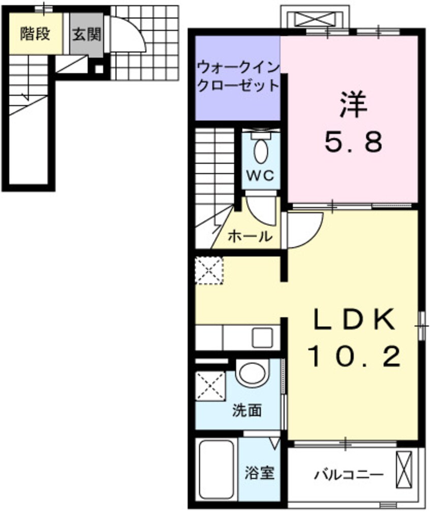 間取図 ボニート・ショコラⅠ