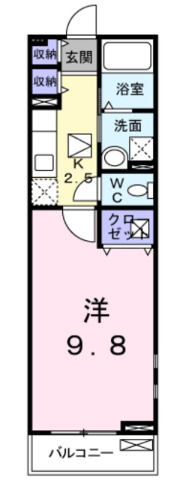 間取図 プラシード三宅