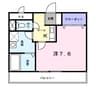 ラフィネ 1Kの間取り