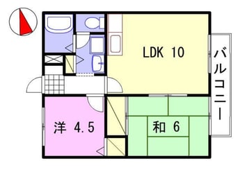 間取図 サンガーデン白浜