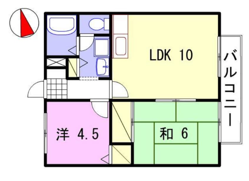 間取図 サンガーデン白浜
