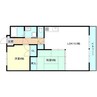 ヴィラ・プリマベーラ 2LDKの間取り