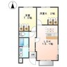 シャンドフルール 2LDKの間取り
