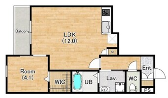 間取図 ティーテラス