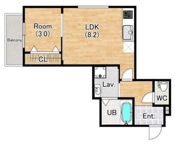間取図 ティーテラス