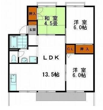 間取図 クレスト安室