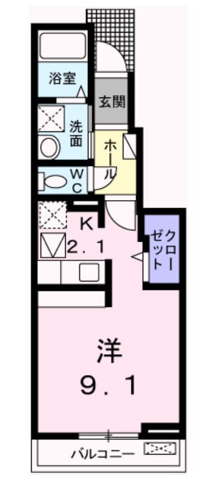 間取り図 カーサ北口