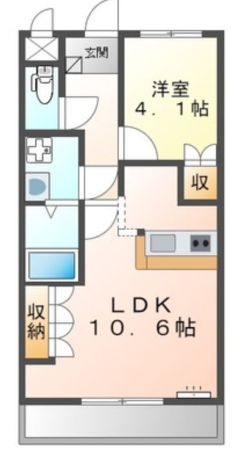 間取図 タイニーコート