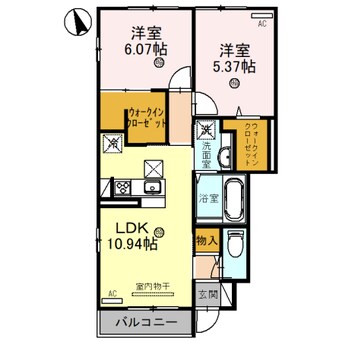間取図 エスポワールメゾン