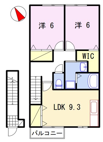 間取図 コンフォート佐良和Ⅱ