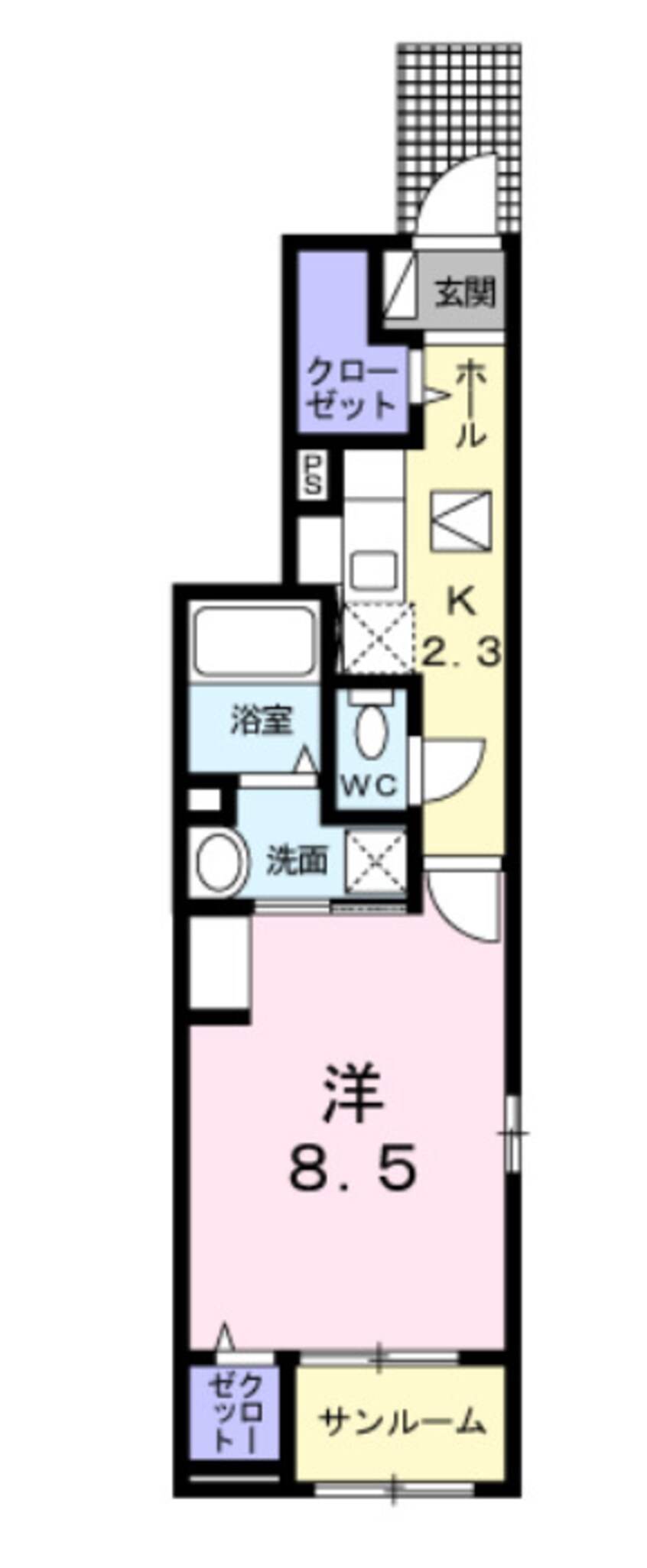 間取図 ブルーシャトー