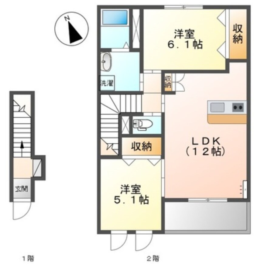 間取図 セントラル・アイランド