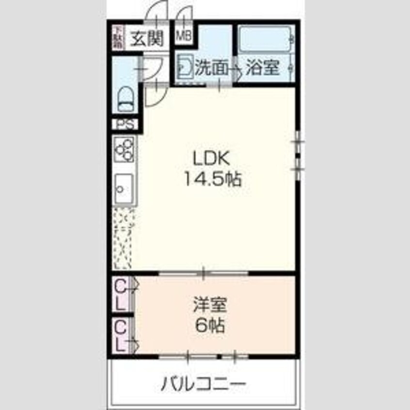 間取図 OAFLAT南車崎
