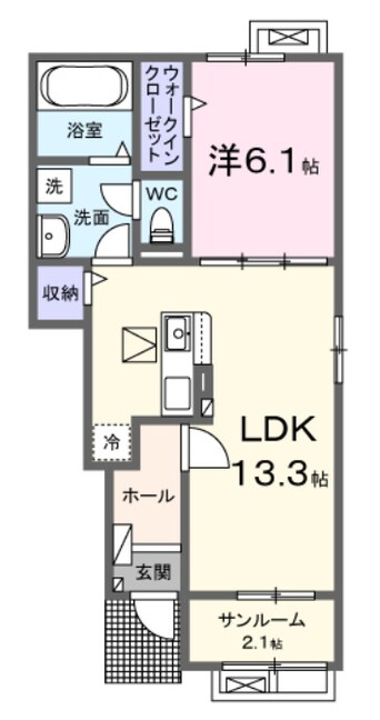 間取図 ルミナーレB