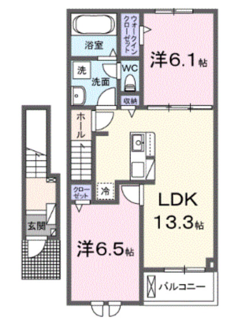 間取図 ルミナーレA