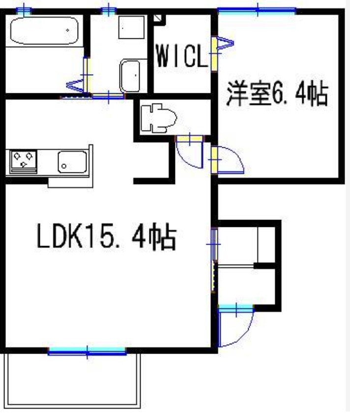 間取り図 ディアコート小町条