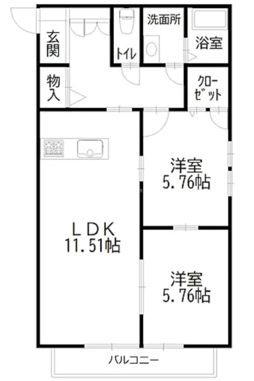 間取図 ラ・メゾン・ド・バン