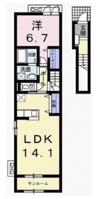 間取図 ロスマリーノ