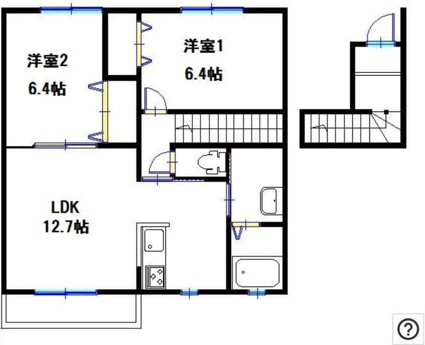 間取図 アプリコットガーデン
