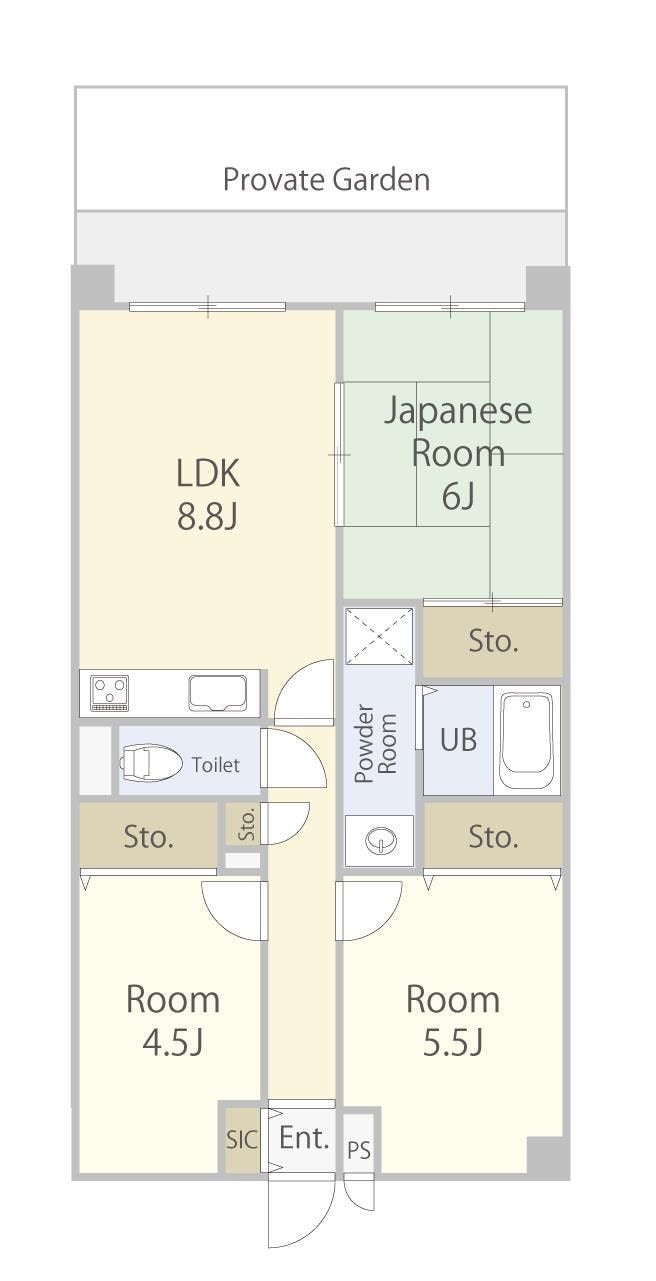 間取り図 シャルヴィ加古川