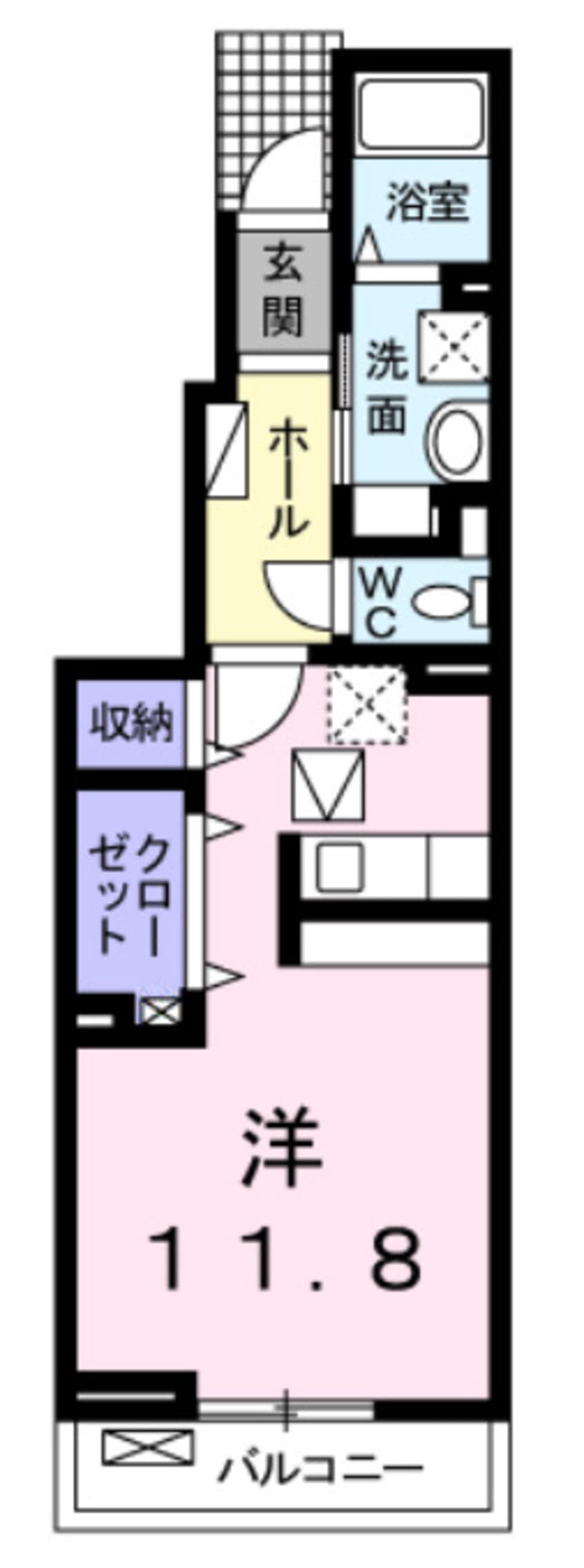 間取図 ヴァンベールⅡ