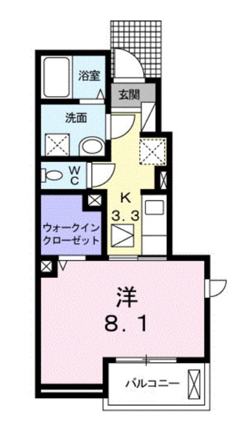 間取図 シャルマン・ドミール