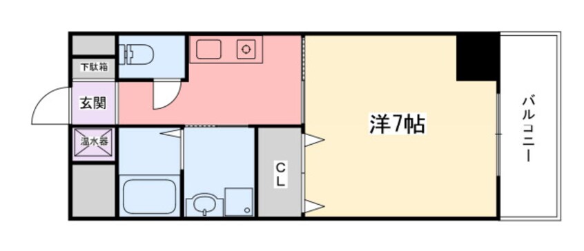 間取図 インタービレッジ東延末Ⅱ
