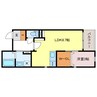 Well-being 東加古川 1LDKの間取り