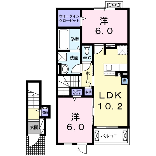 間取り図 プレジール