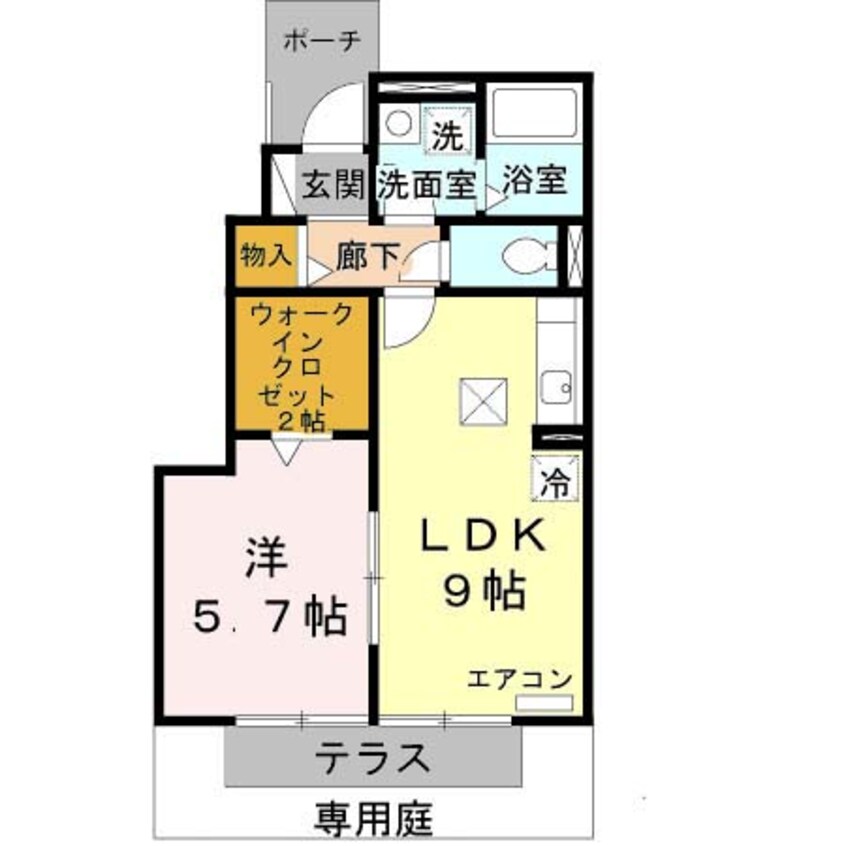 間取図 アネックス　ハイブリッジ　B棟
