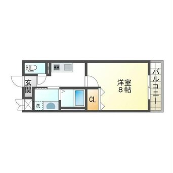 間取図 クローバー英賀保駅前