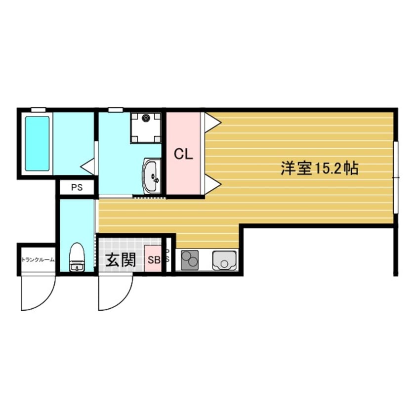 間取図 ラ　ペール