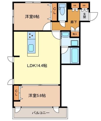 間取図 OA FLATⅠ
