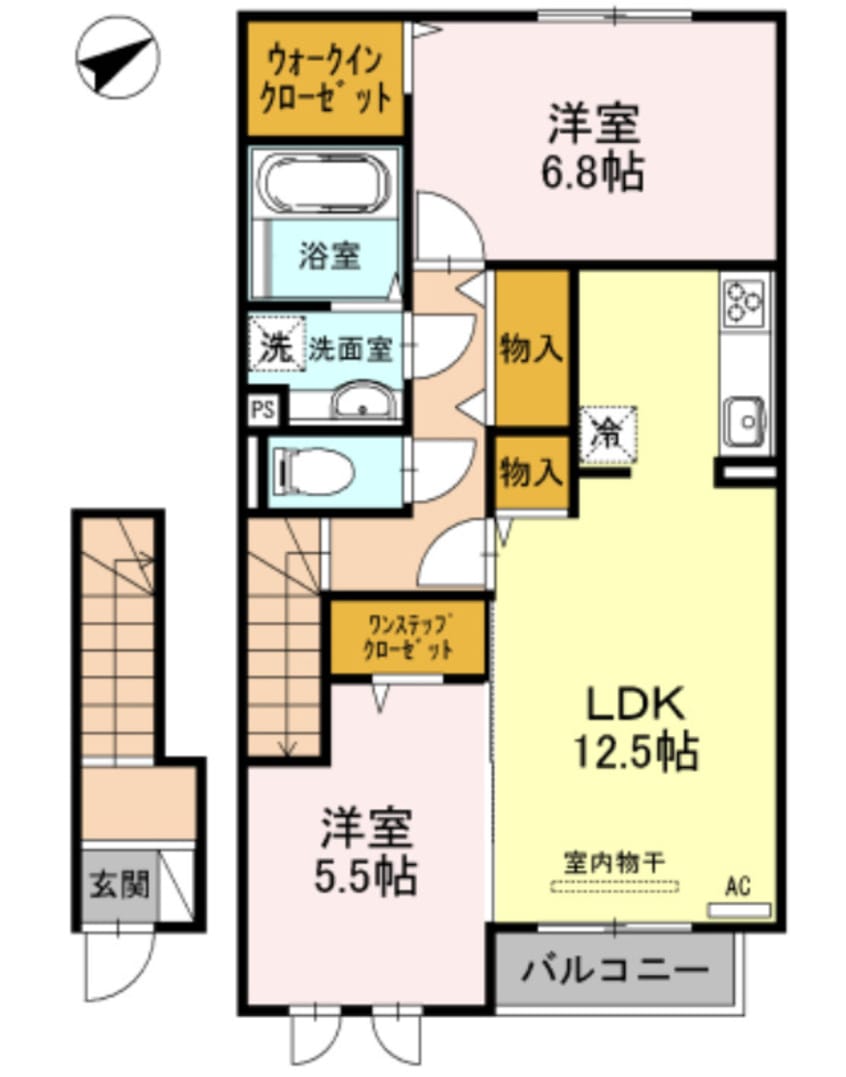 間取図 サンヴェルデ中地南
