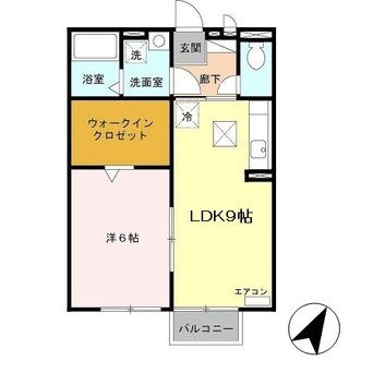 間取図 リビングタウン加古川西　A